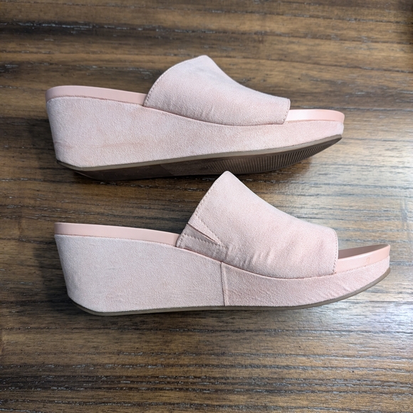 Blush wedge mule size 8 - Picture 3 of 6